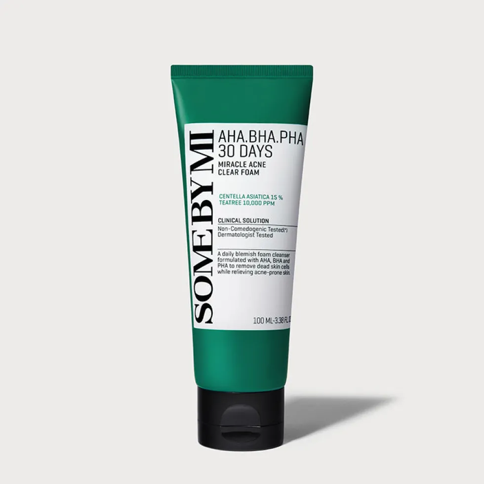 AHA BHA PHA 30 Days Miracle Acne Clear Foam