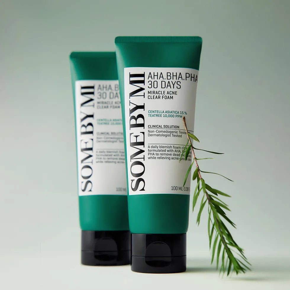 AHA BHA PHA 30 Days Miracle Acne Clear Foam