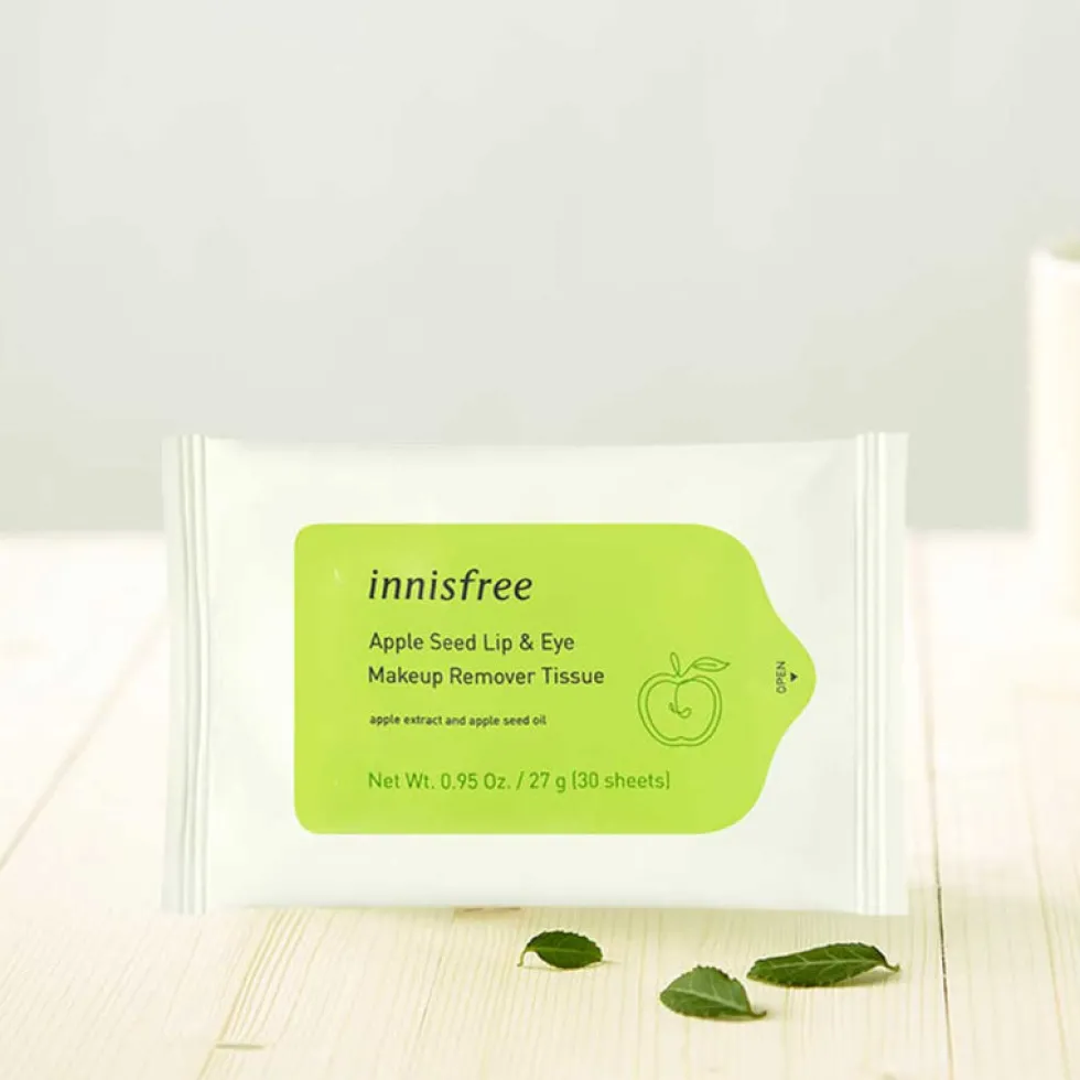 Apple Seed Lip and Eye Remover Tissue