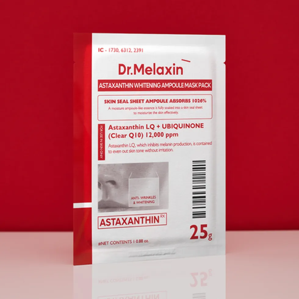 Astaxanthin Whitening Ampoule Mask