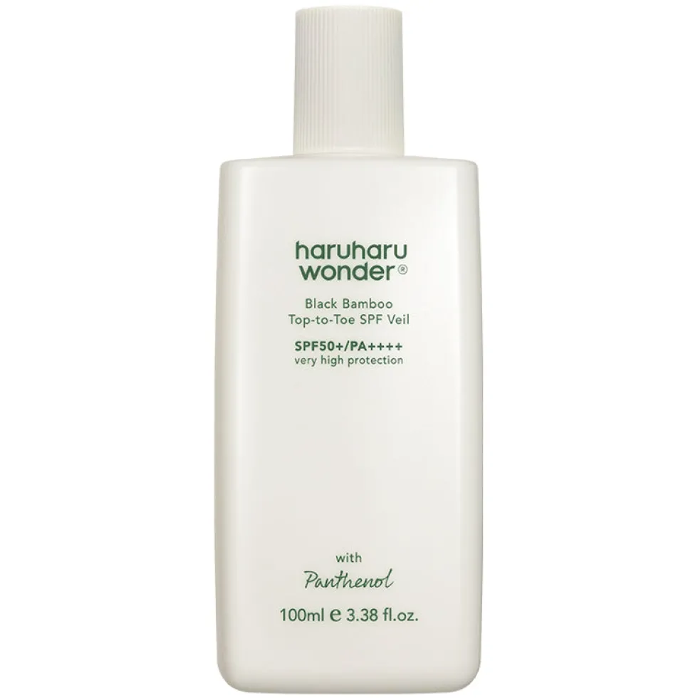 Black Bamboo Top-to-Toe SPF Veil