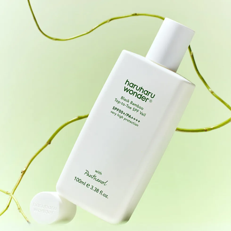 Black Bamboo Top-to-Toe SPF Veil