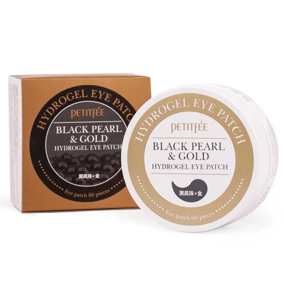 Black Pearl & Gold Hydrogel Eye Patch