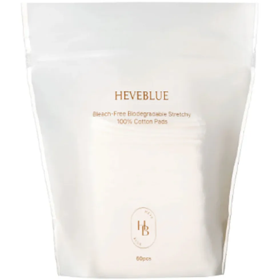 Bleach-Free Biodegradable Stretchy 100% Cotton Pads