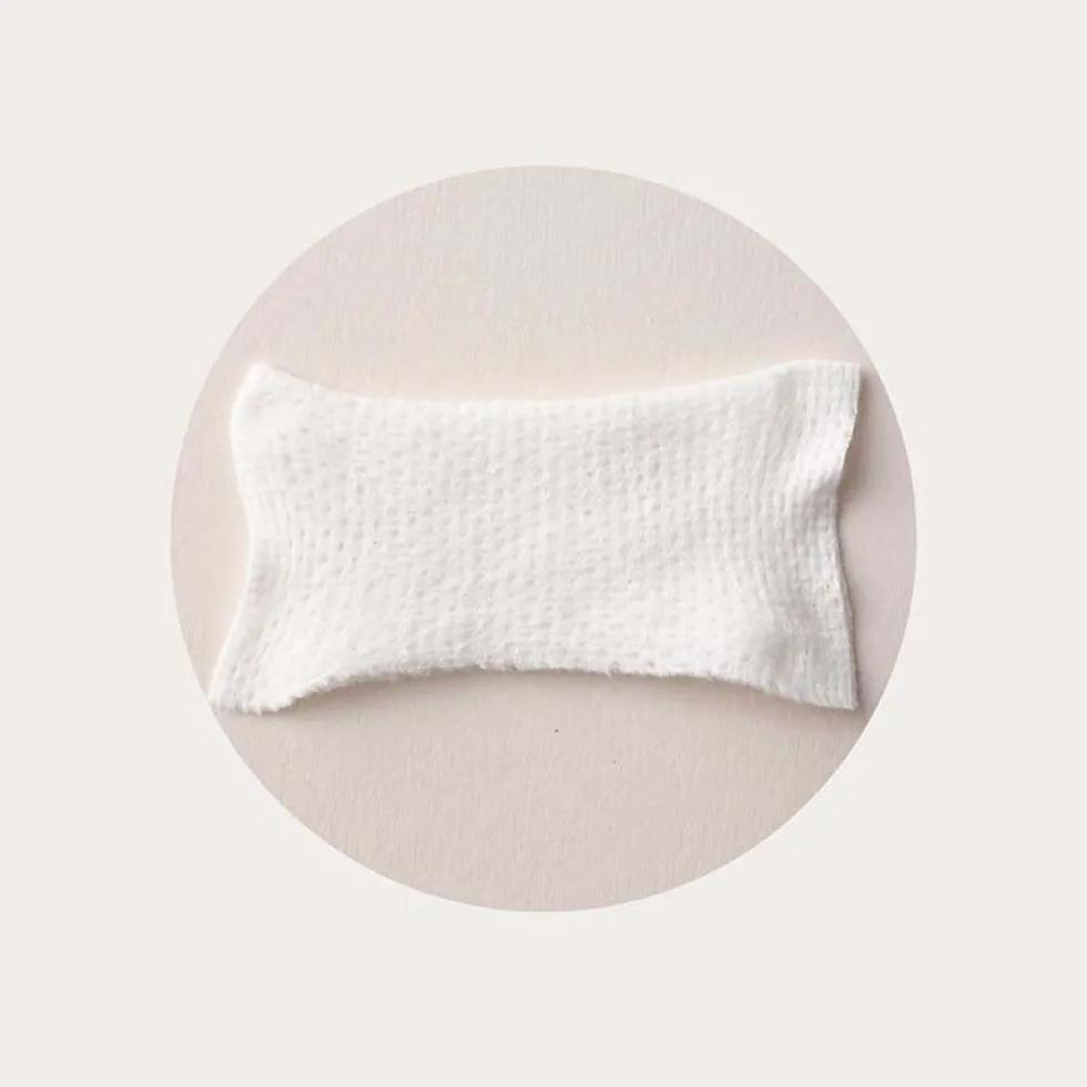Bleach-Free Biodegradable Stretchy 100% Cotton Pads