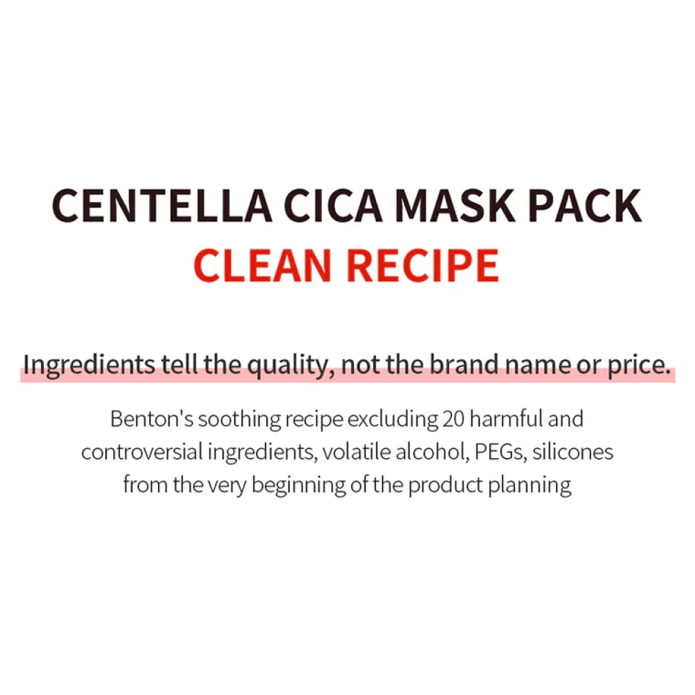 Centella Cica Mask Pack