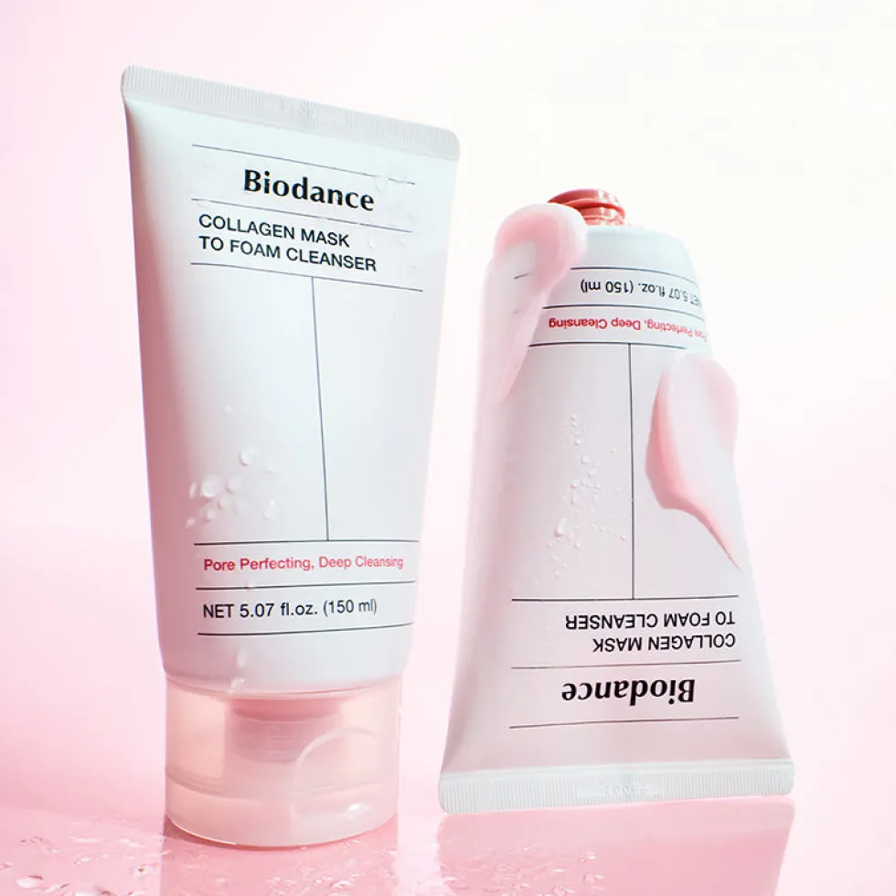 Collagen Mask To Foam Cleanser