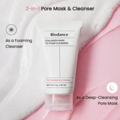 Collagen Mask To Foam Cleanser