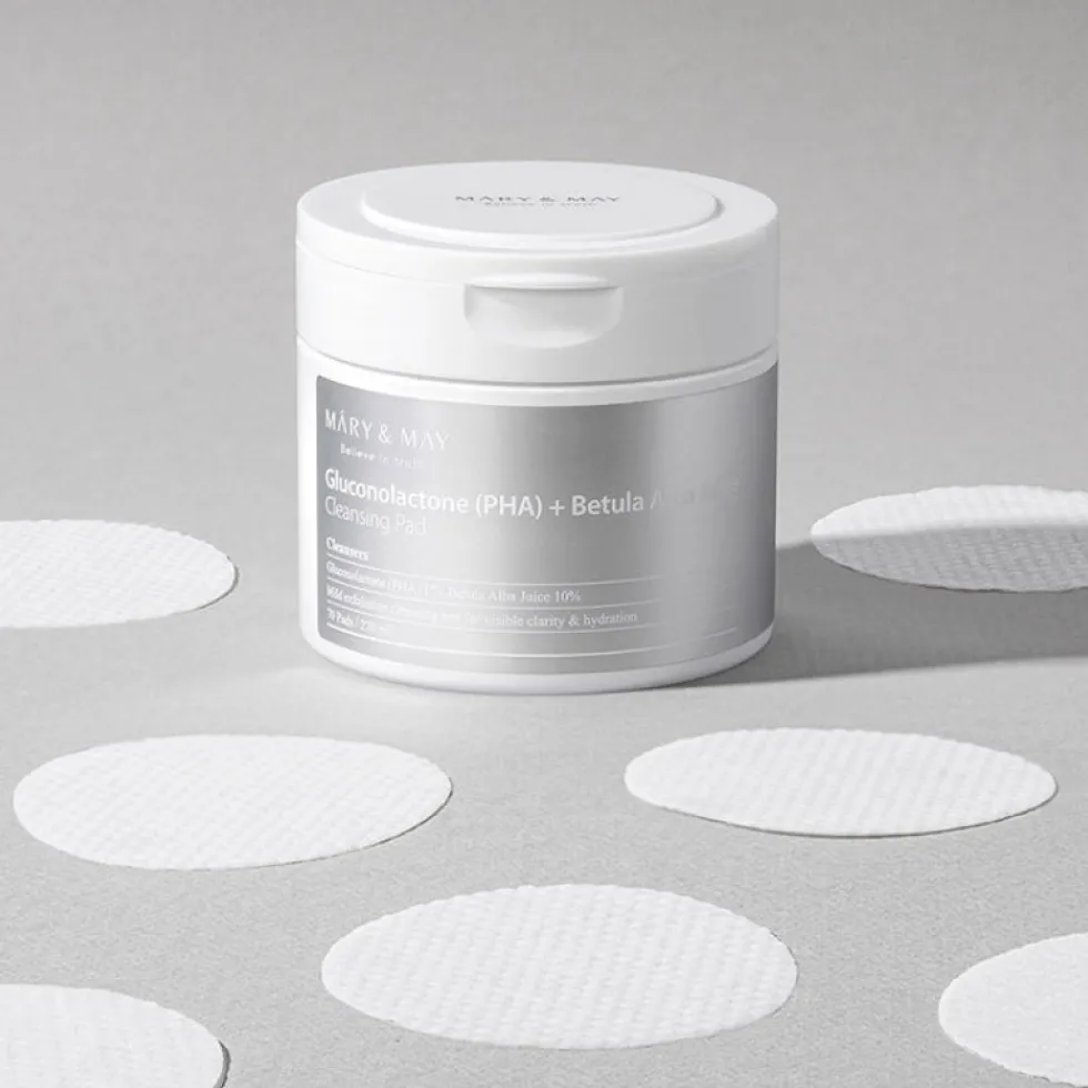 Gluconolactone (PHA) + Betula Alba Juice Cleansing Pad