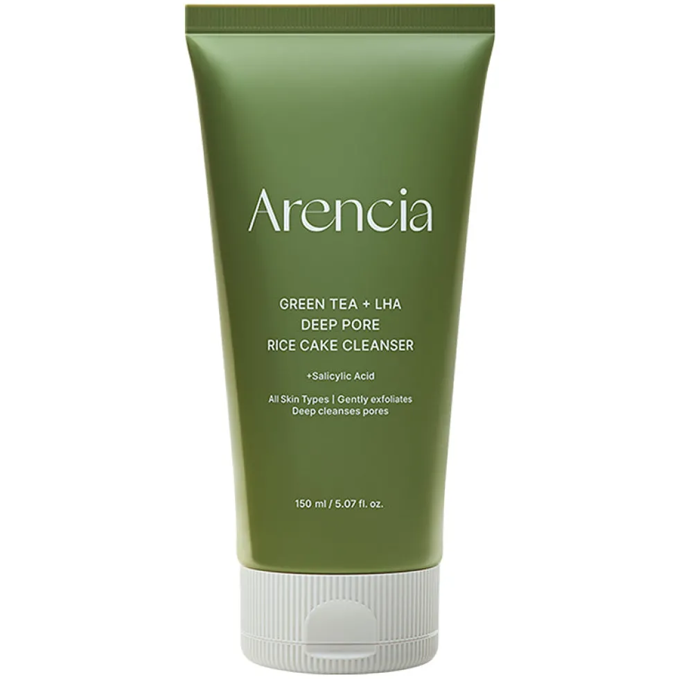 Green Tea + LHA Deep Pore Rice Cake Cleanser