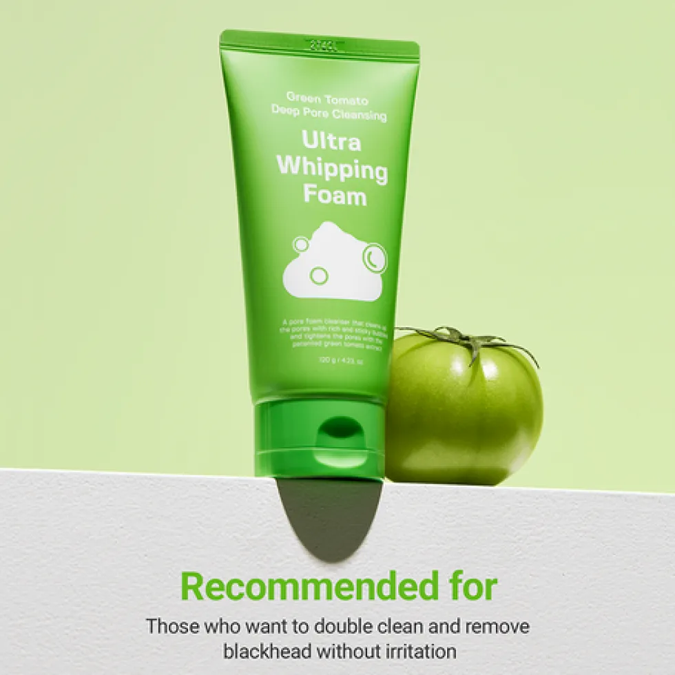 Green Tomato Deep Pore Cleansing Ultra Whipping Foam