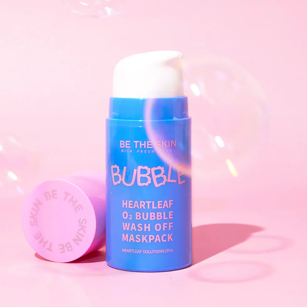 Heartleaf O2 Bubble Wash Off Mask Pack