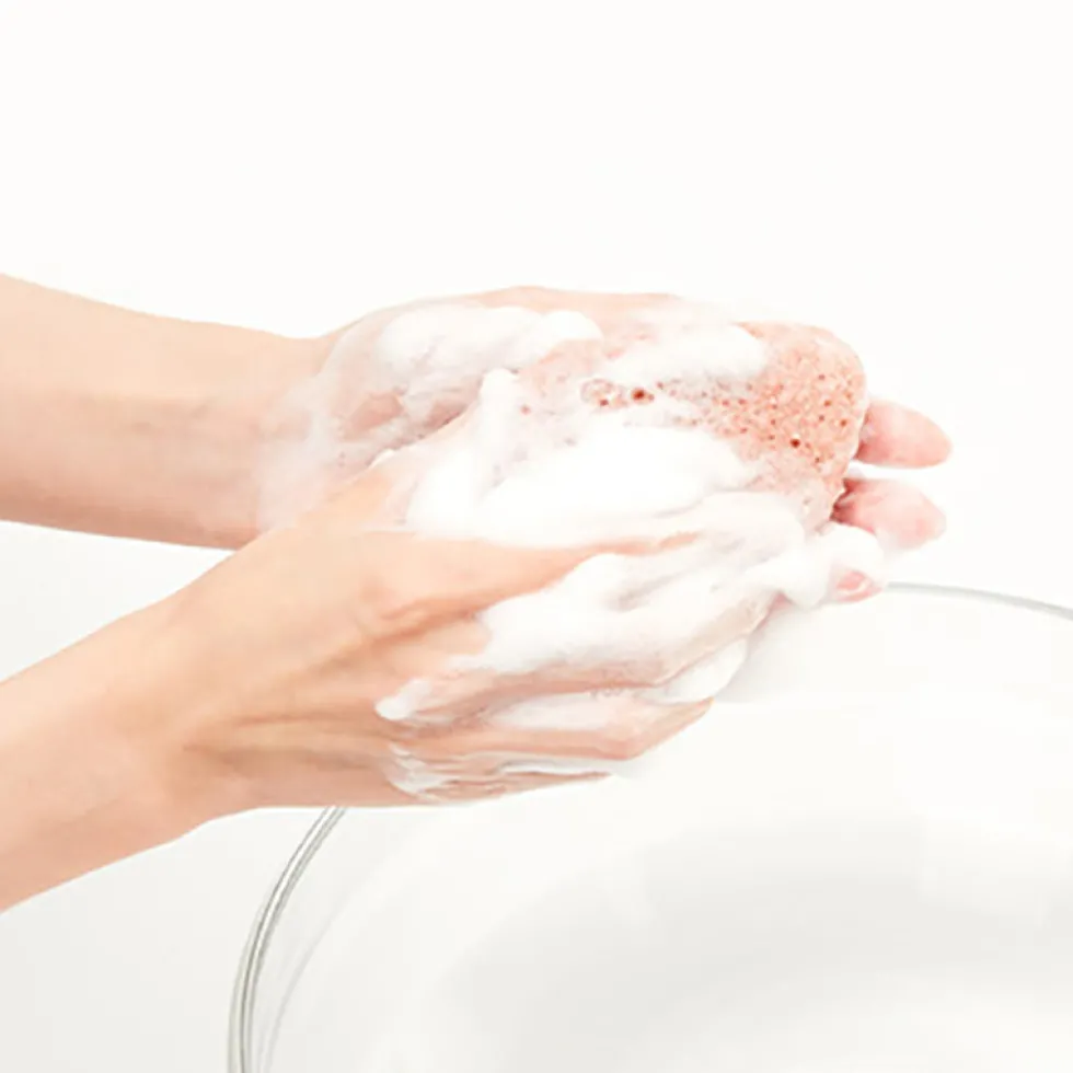 Jeju Volcanic Scoria Konjac Sponge