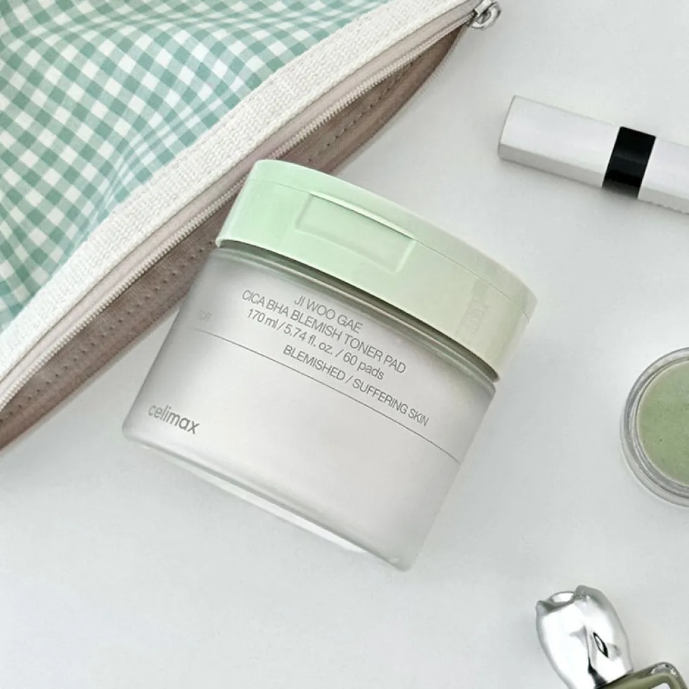 Ji Woo Gae Cica BHA Blemish Toner Pad