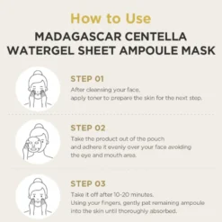 Madagascar Centella Watergel Sheet Ampoule Mask