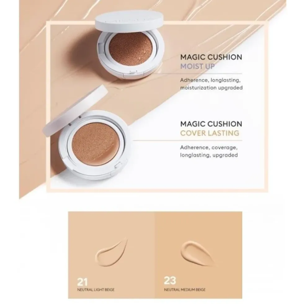 Magic Cushion Moist Up #21 Light Beige