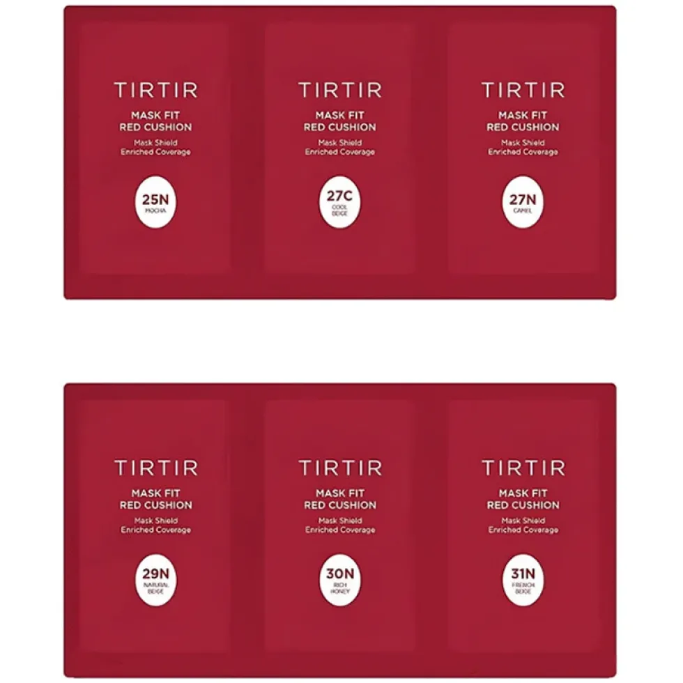 Mask Fit Red Cushion 6 Shade Trial Kit