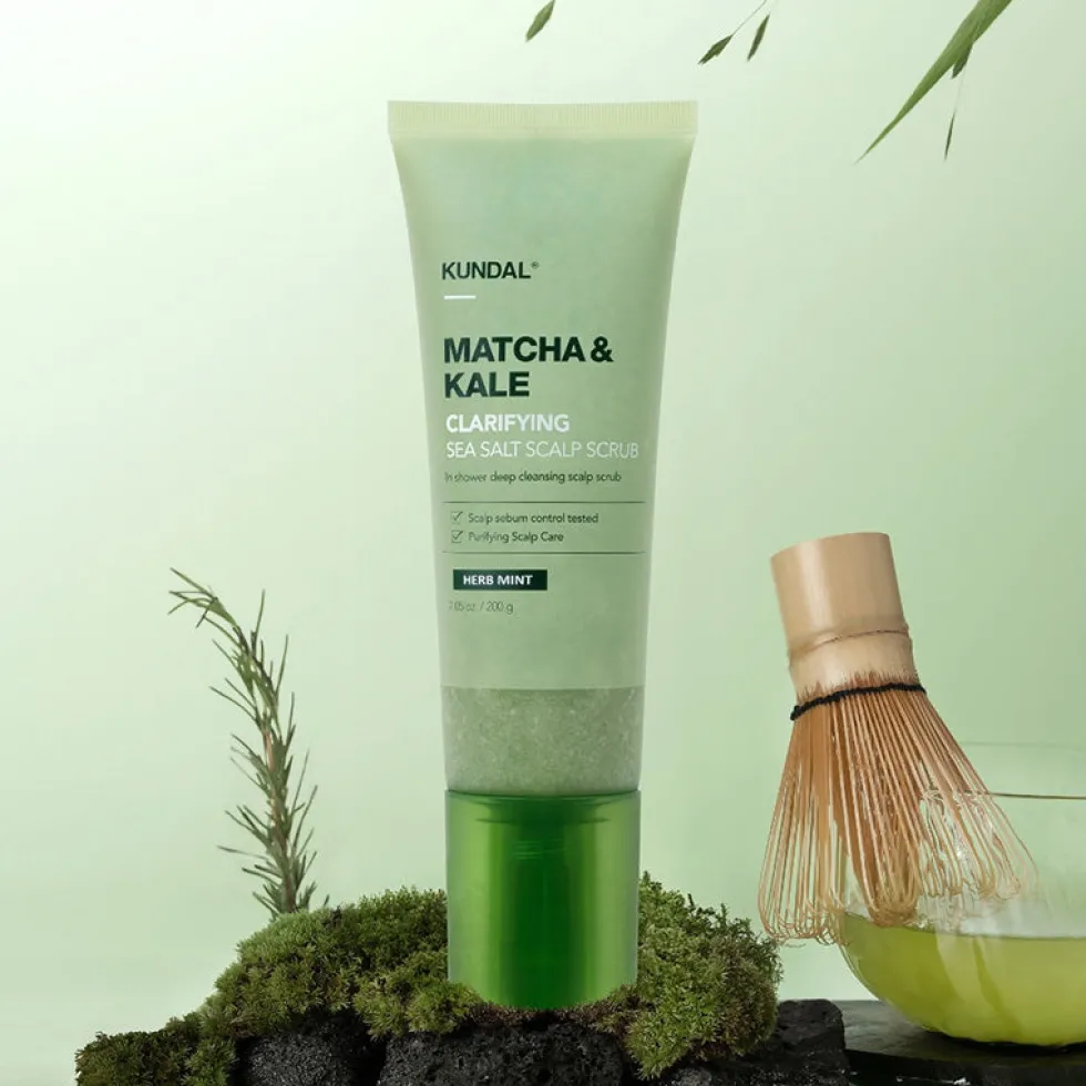 Matcha & Kale Clarifying Sea Salt Scalp Scrub