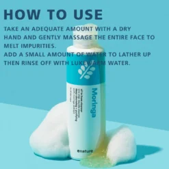 Moringa Oil To Foam Cleanser