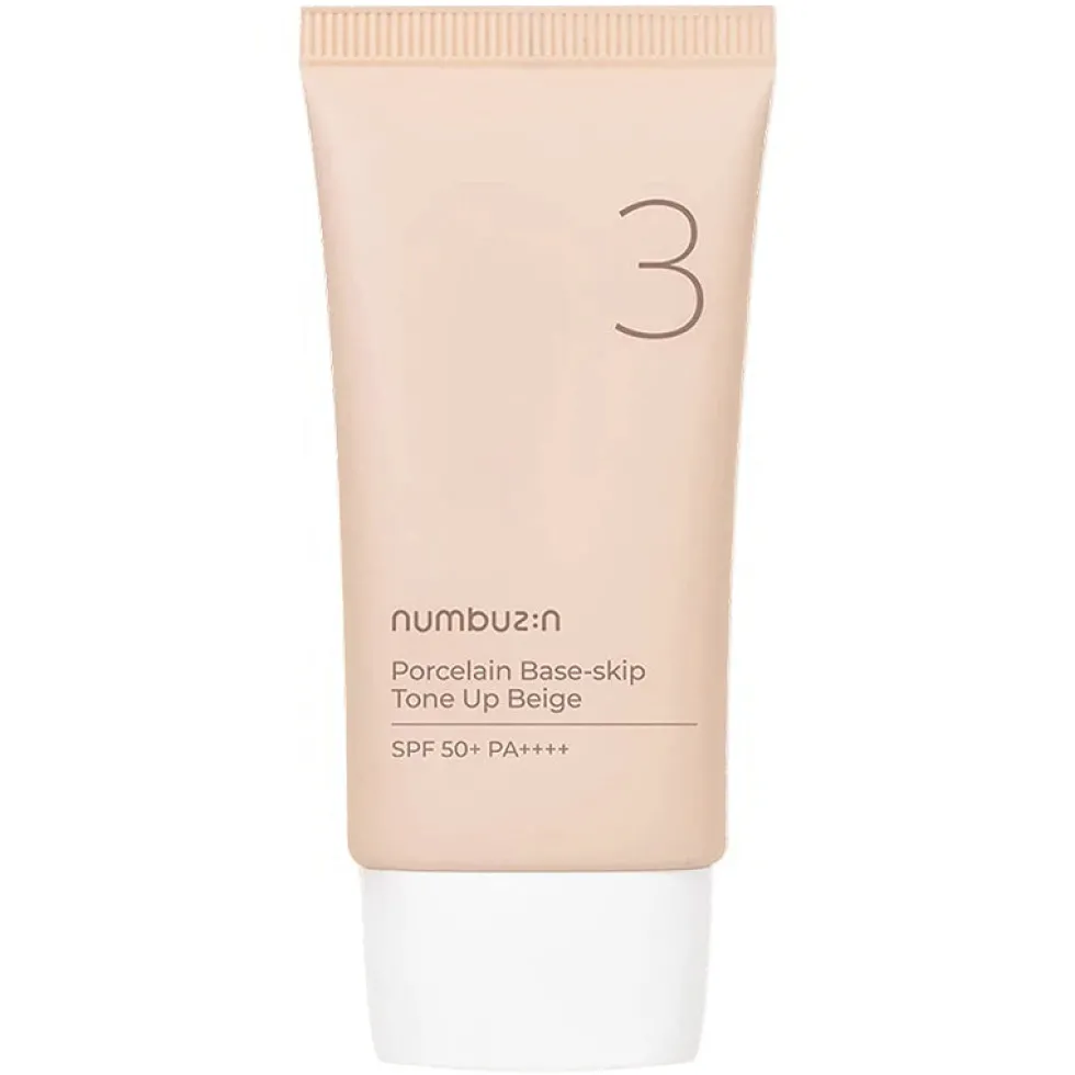 No.3 Porcelain Base-skip Tone Up Beige SPF50+