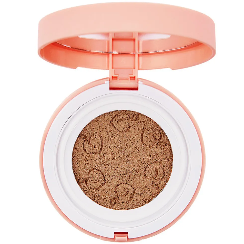 Peach Cover Velvet Cushion