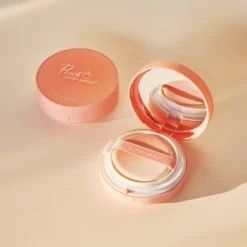 Peach Cover Velvet Cushion