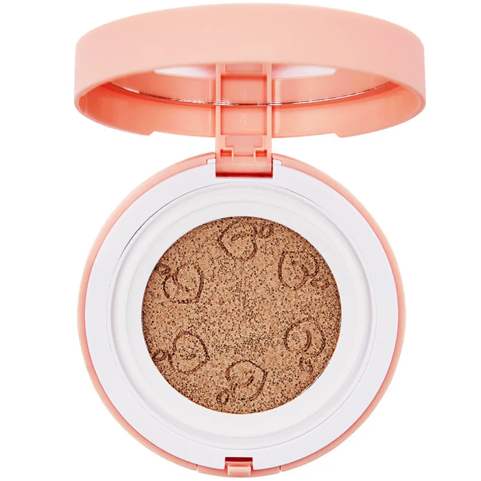 Peach Cover Velvet Cushion