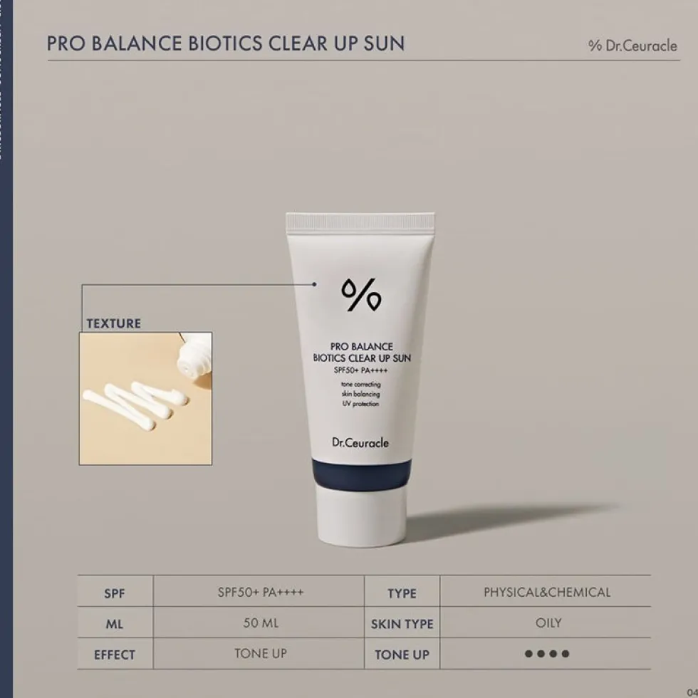 Pro Balance Biotics Clear Up Sun SPF50