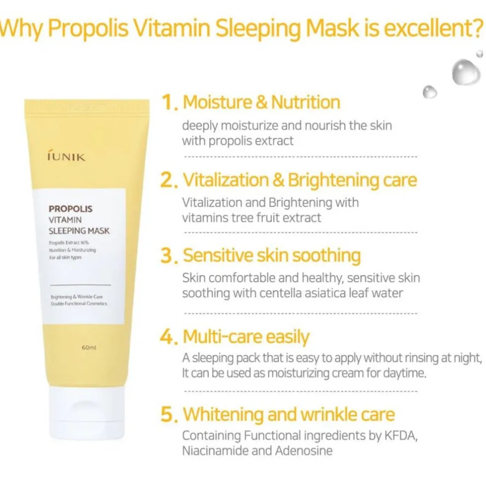 Propolis Vitamin Sleeping Mask