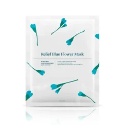 Relief Blue Flower Mask