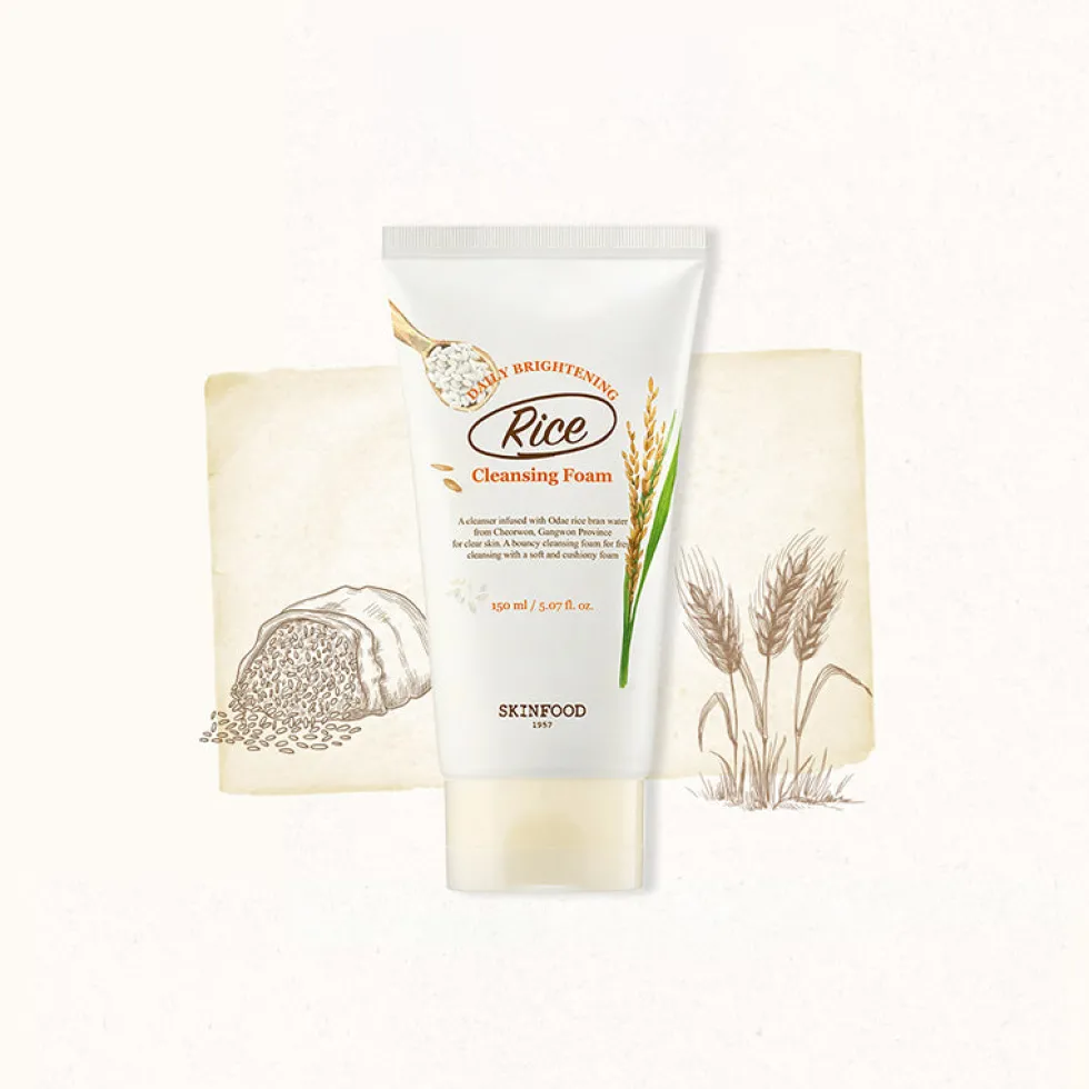 Rice Daily Brightening Cleansing Foam