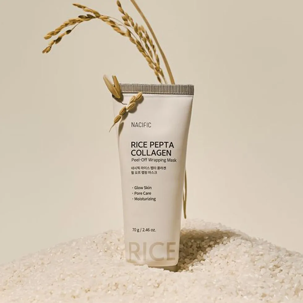 Rice Pepta Collagen Peel Off Wrapping Mask