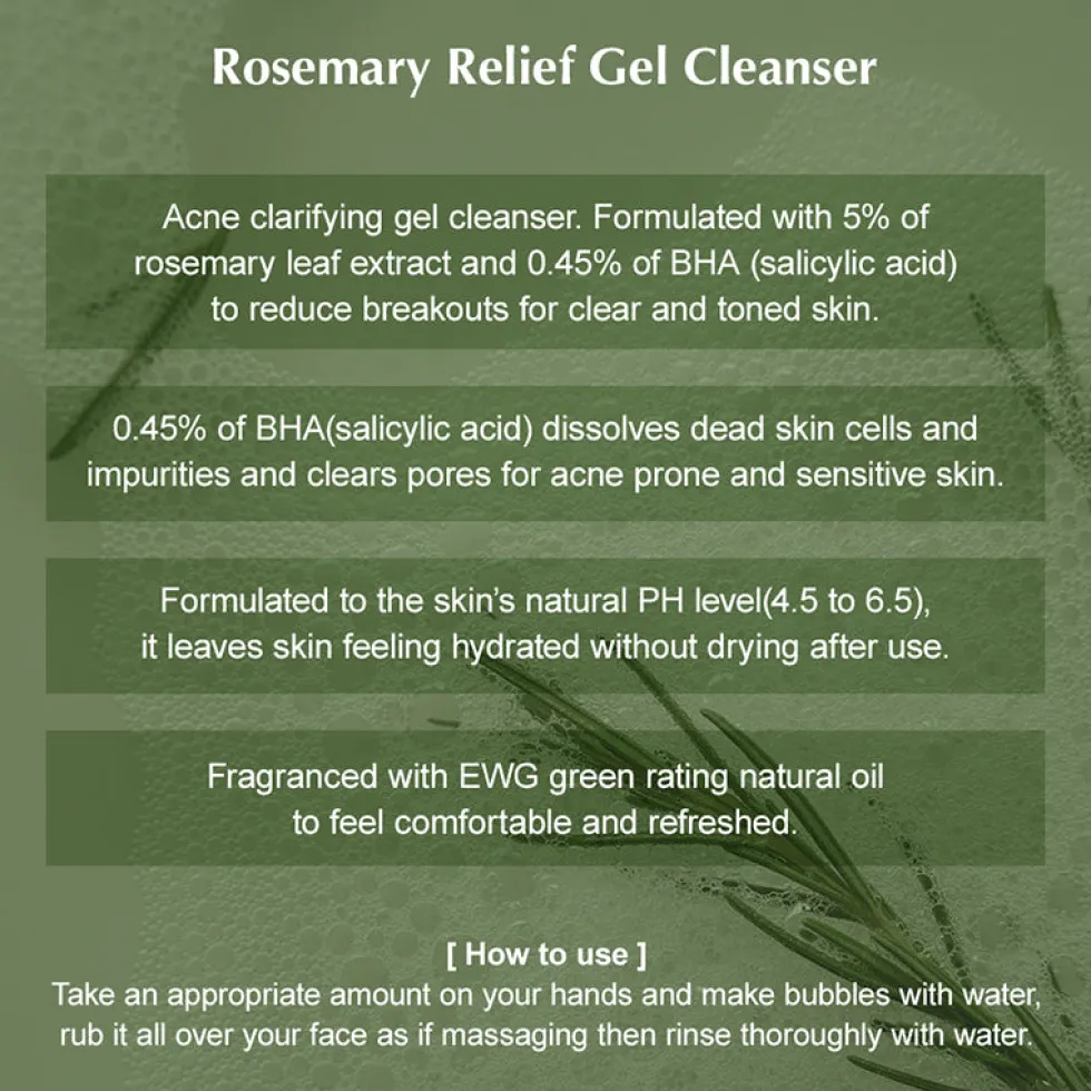 Rosemary Relief Gel Cleanser