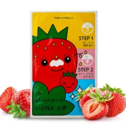 Runaway Strawberry 3-step Nose pack