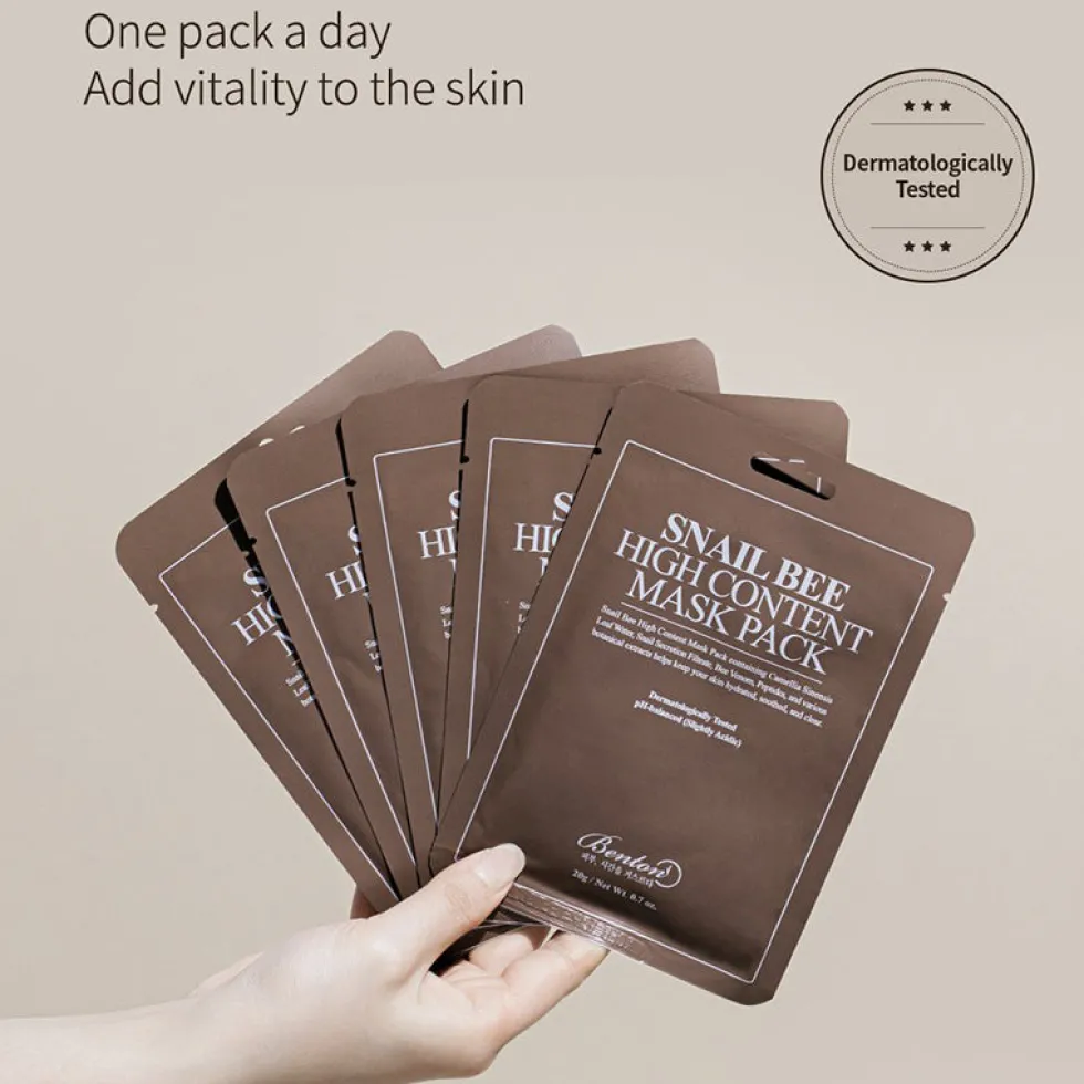 Snail Bee High Content Mask Pack
