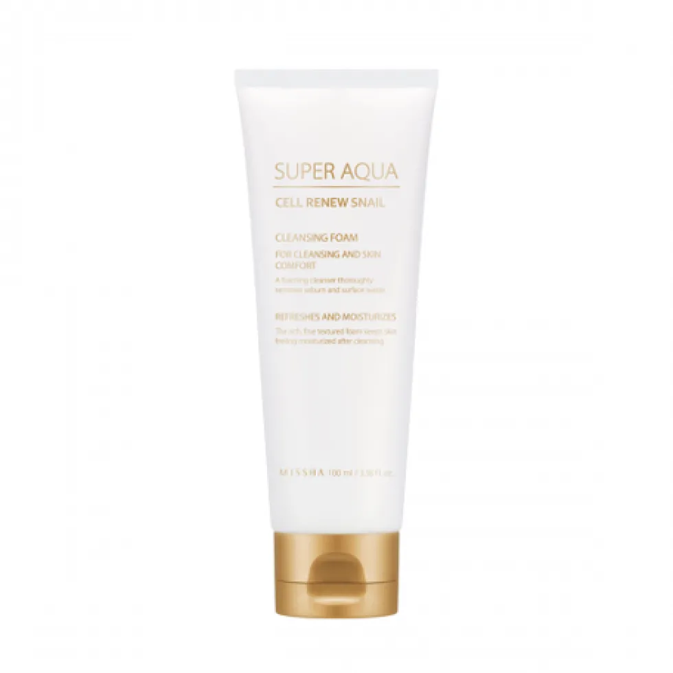 Super Aqua Cell Renew Snail Cleansing Foam