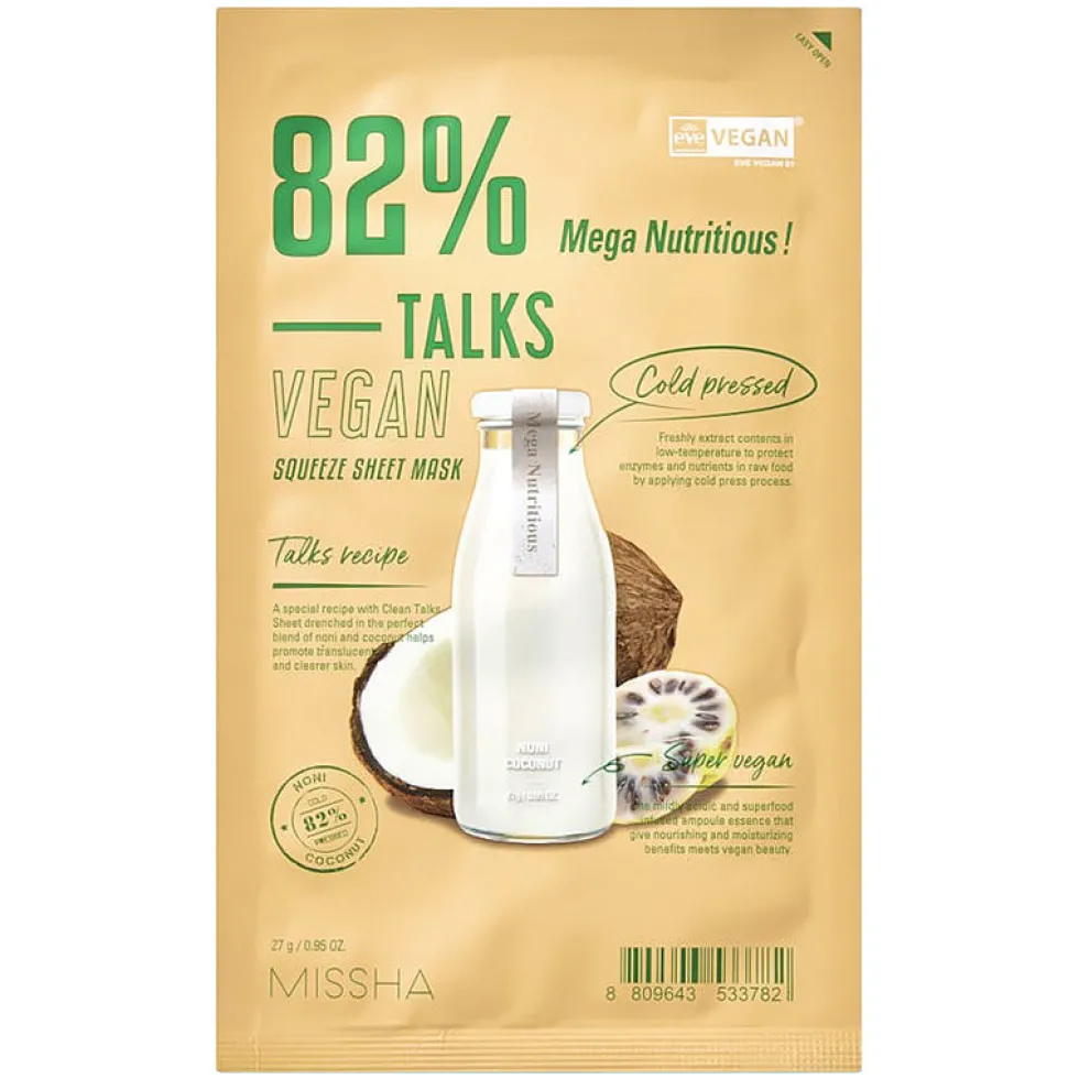 Talks Vegan Squeeze Sheet Mask