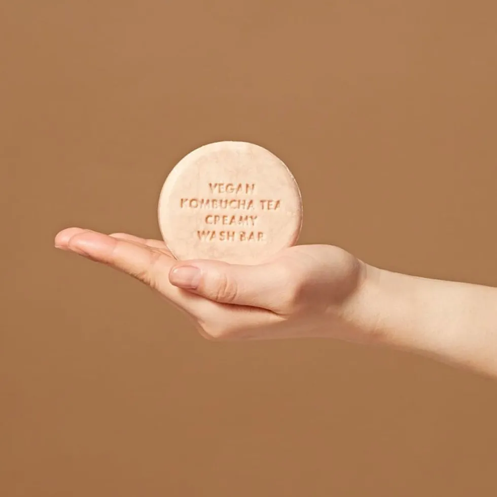Vegan Kombucha Tea Creamy Wash Bar
